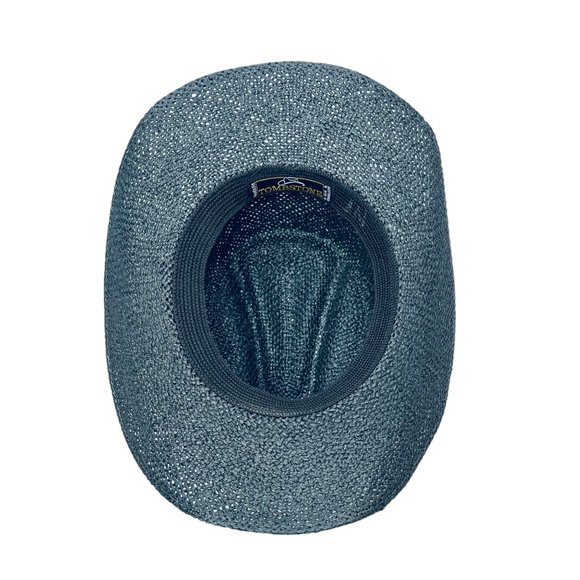 Tombstone Loom Explorer Black Hand Painted Unisex EXPLORER HAT Size 6 3/4 - Picture 12 of 13